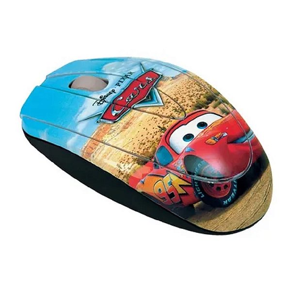 Mouse Clone Óptico Disney Carros 3 Botões - 800 CPI 06245