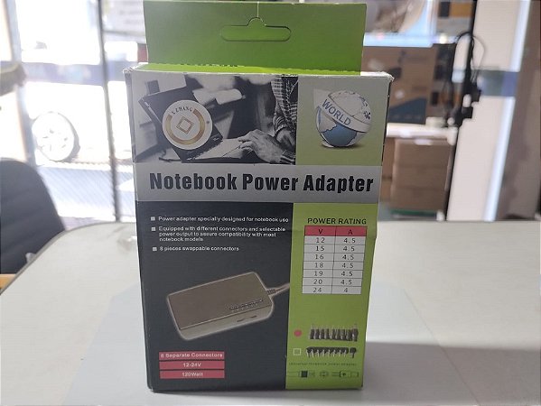 Fonte Carregador Universal Notebook Laptop Computador