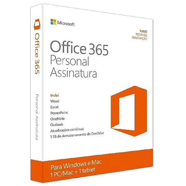 Microsoft Office 365 Personal - licença de assinatura ( 1 ano )