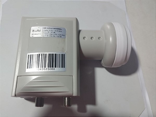 Lnbf Universal Duplo - Banda Ku Brasilsat