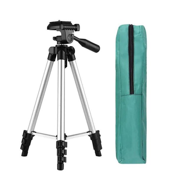 Tripé Profissional Binóculo Sl-2111 Até 1,30 Mts + Bolsa