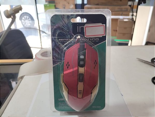 Mouse Gamer Homem de Ferro Inova MOU-6928