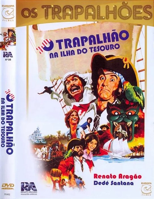 DVD OS TRAPALHOES - O TRAPALHAO NA ILHA DO TESOURO