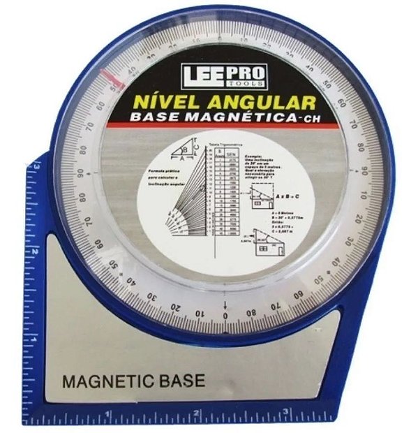 Nível Angular Com Base Magnética Ch Lee Tools Pro 610056