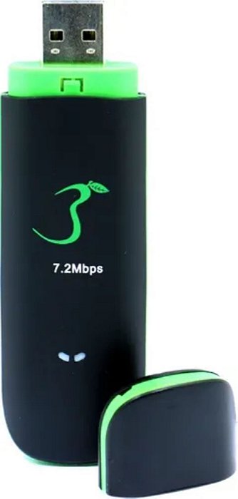 Modem 3g Pera Wireless Preto Modelo Pr-80 7,2mbps
