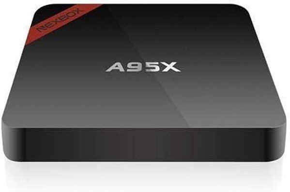 Receptor de tv box, android, amlogic s905 64bit, quad-core, cpu, suporte 4k, media player a95x RAM: 1 GB ROM: 8GB
