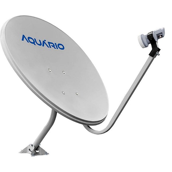 Antena Parabólica 60cm completa com LNBF Monoponto