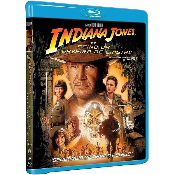 Blu Ray Indiana Jones O Reino Da Caveira De Cristal Lacrado