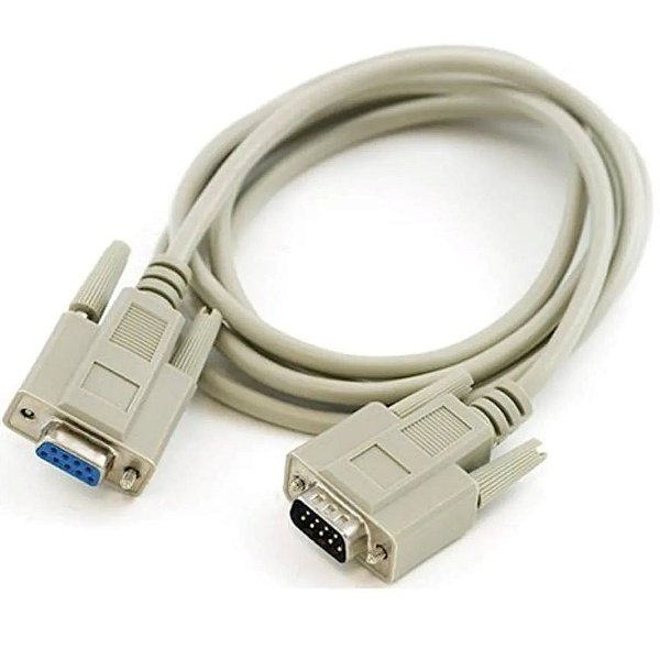 Cabo DB9 (Macho) > DB9 (Fêmea) 1,5m (extensor serial) - MD9 - 3492
