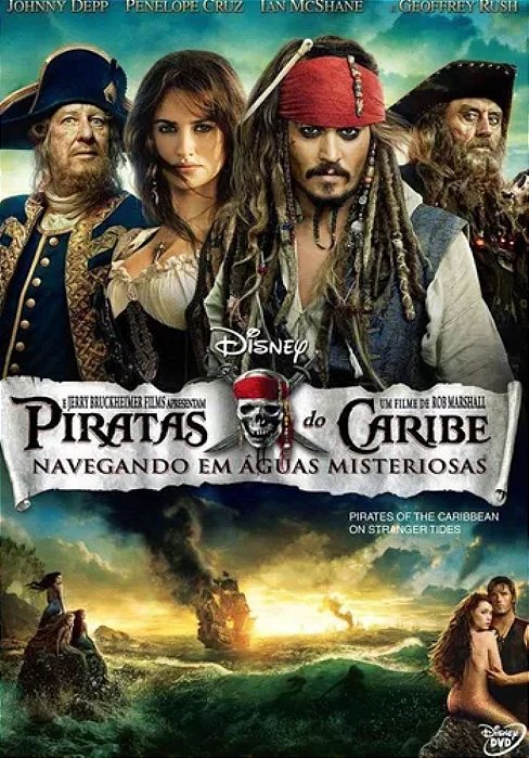 Dvd - Piratas Do Caribe - Navegando Em Águas Misteriosas