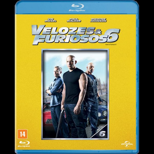 Blu-Ray Velozes E Furiosos 6