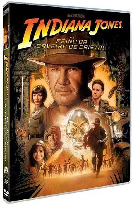 DVD Indiana Jones E O Reino Da Caveira De Cristal