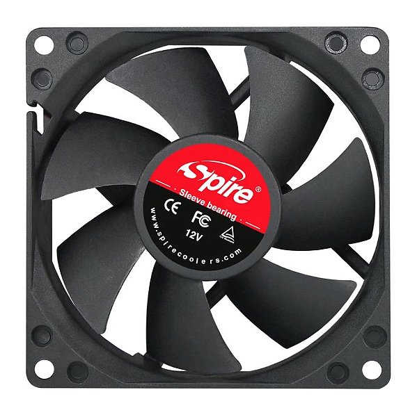 Cooler FAN Spire 8cm SP08025S1L3-CB