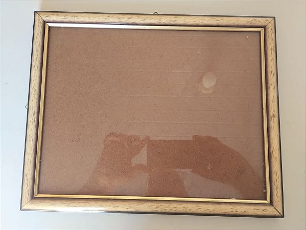 Quadro Decorativo 24x30 cm Moldura Dourada