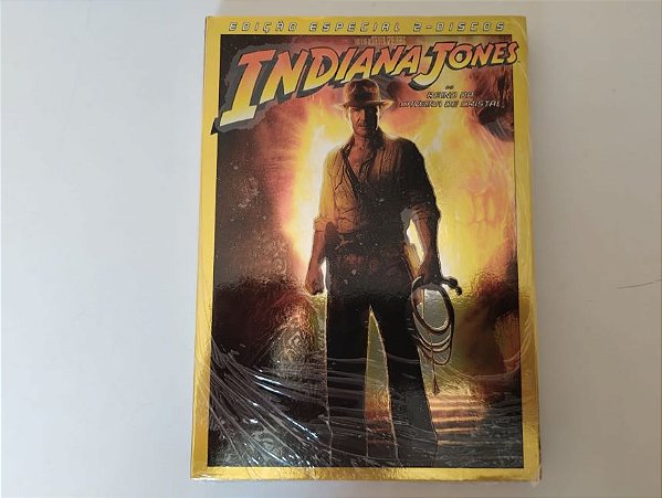 DVD Indiana Jones Reino da Caveira de Cristal 2 Discos