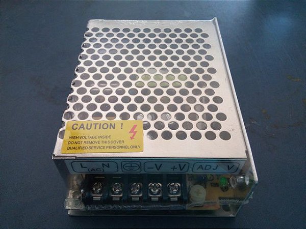 FONTE DE ALIMENTAÇÃO BIVOLT CHAVEADA MS-75-12 12V 6,25AMP