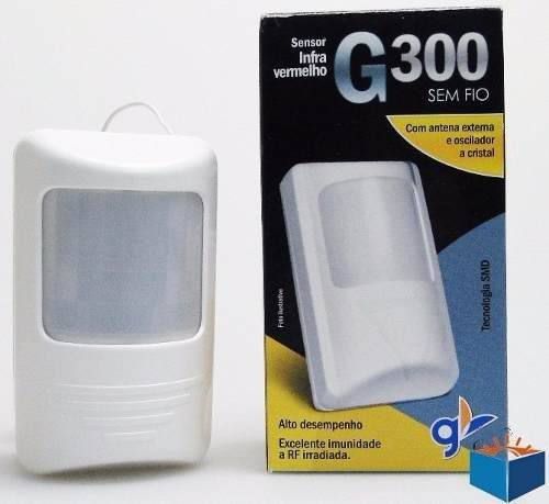 SENSOR INFRAVERMELHO G300 BRANCO SEM FIO - GENNO
