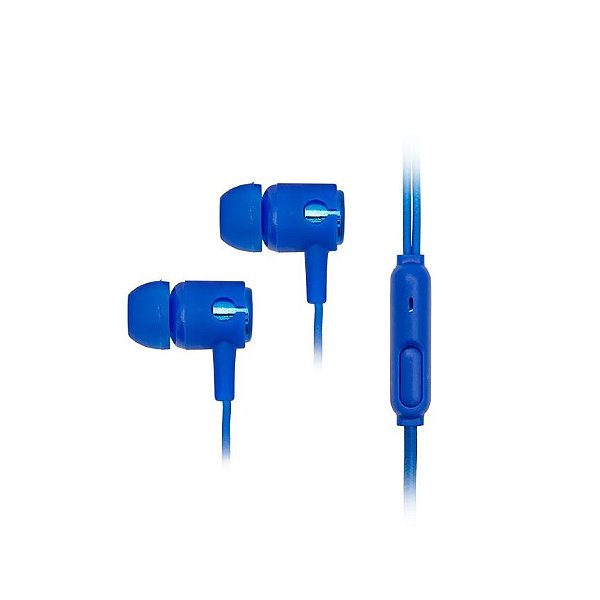 Fone de Ouvido Intra-Auricular Earphone Innexsound Pro com Microfone Azul Dazz