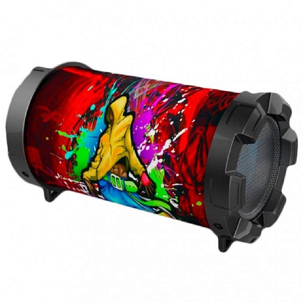 Caixa de Som Bluetooth 3.0 Usb e Auxiliar Recarregável - XTRAD - MK-2000