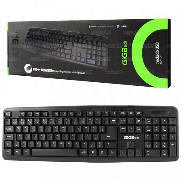 Teclado Usb Wired Giga - 4002-01