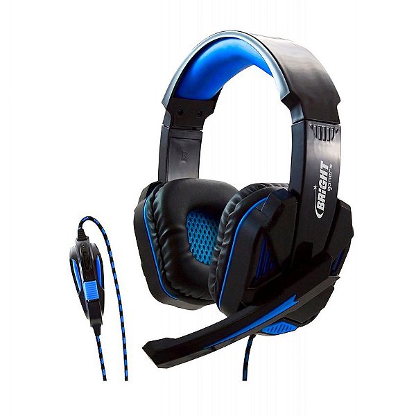 Headset Bright 0467 gaming azul