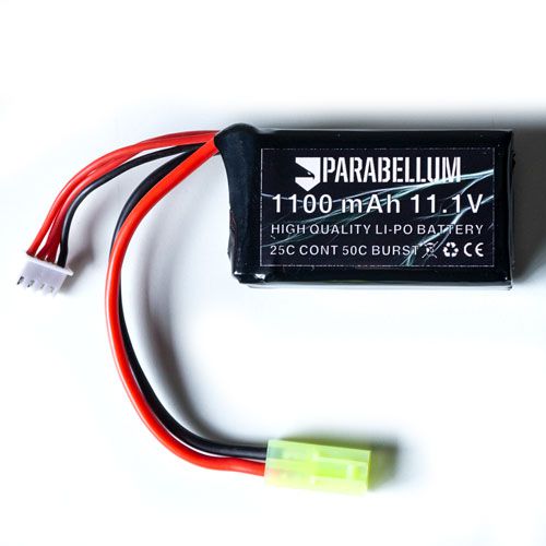 Bateria Lipo 11.1v/1100mah 3s - Parabellum