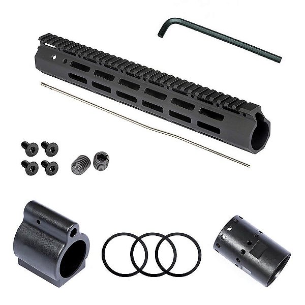 Kit Handguard M-LOK T4, M4, M16 e AR-15 - Avb