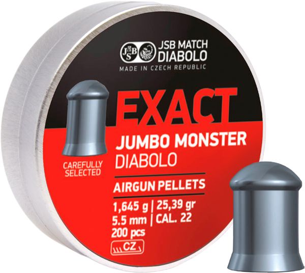 Chumbinho JSB Exact Jumbo Monster Diabolo 5,5mm (200UN)