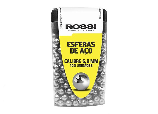 Esferas de Aço Rossi 6,0MM (100 UN)