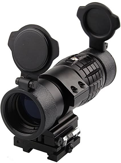 Magnifier Scope rebatível com zoom 3x - com flip