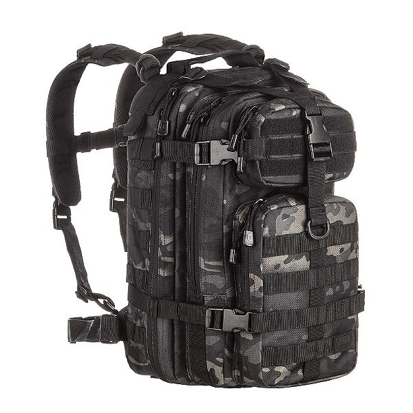 MOCHILA ASSAULT INVICTUS - CAMUFLADO WARSKIN  BLACK