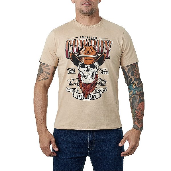 T-Shirt Concept American Cowboy Tan - Invictus