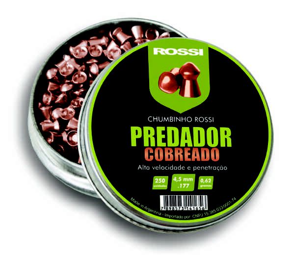 CHUMBINHO ROSSI PREDADOR COBREADO 4,5MM (250UN)