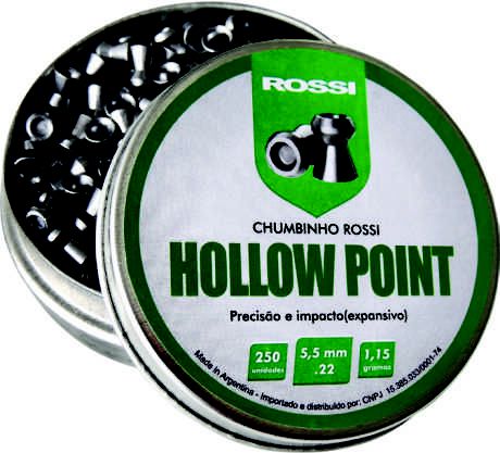 CHUMBINHO ROSSI HOLLOW POINT EXPANSIVO 5,5MM (250UN)