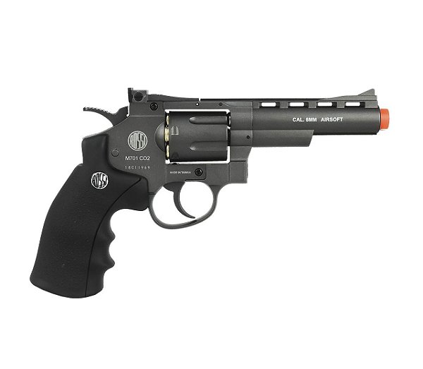 Revólver Airsoft  CO2 701 Full Metal 4Pol. - Wingun