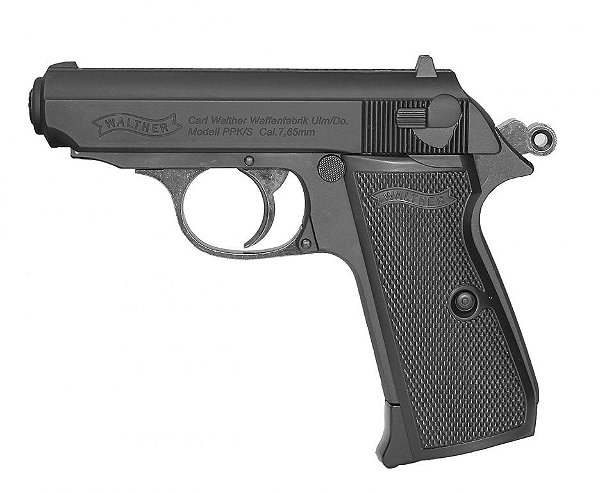 Pistola de Pressão  CO2 Walther  PPK/S Blowback Umarex - 4,5mm