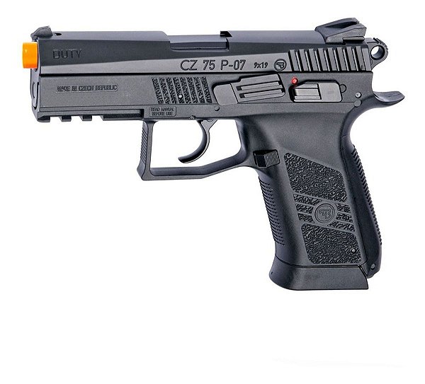 Pistola Airsoft GBB CO2 CZ 75 P-07 Duty Blowback - ASG