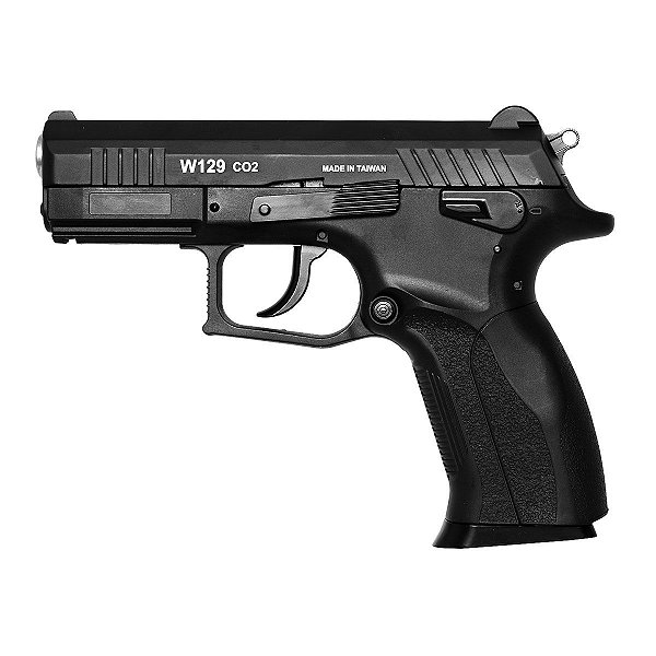 Pistola de Pressão W129 Blowback CO2 Wingun  - 4,5mm