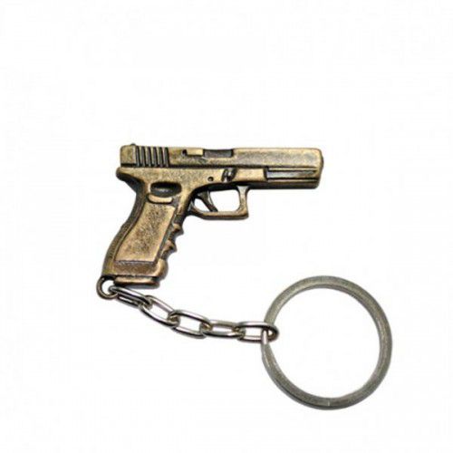 CHAVEIRO PISTOLA GLOCK - OURO VELHO