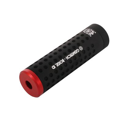 SILENCIADOR PARA AIRSOFT 140X38MM FURADO ROSCA ESQUERDA - SEA PARTS