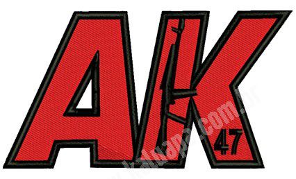 PATCH BORDADO AK47 - KALUAPA