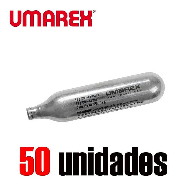 50 UNIDADES DE CILINDROS CO2 12g - UMAREX