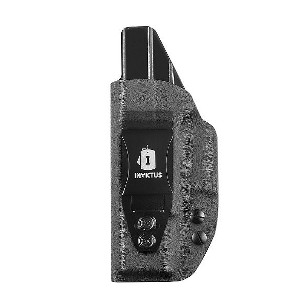 Coldre IWB Kydex Glock Compact Canhoto Preto - Invictus