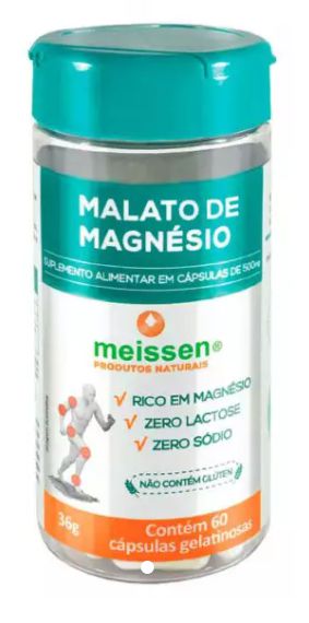 Magnésio De Malato Meissen 60 Cápsulas