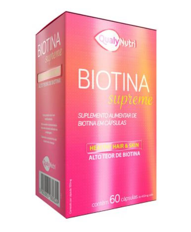 Biotina Supreme Qualynutry 60 Cápsulas