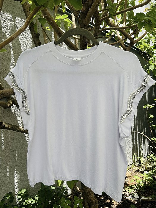 Blusa Muscle Branca Melinda
