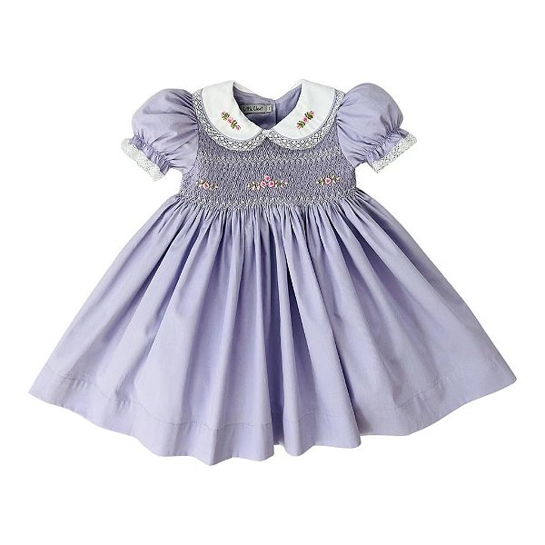 Vestido Infantil Casinha de Abelha Charlotte - Lavanda