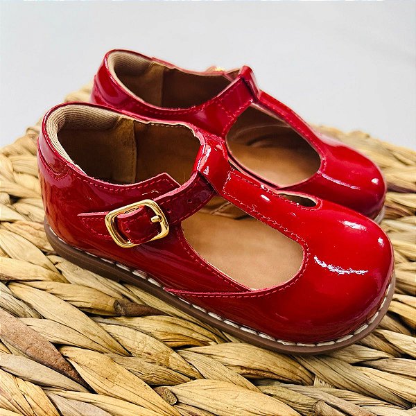 Sapato Infantil Boneca de Verniz - Vermelho - Little Closet | A Sua Loja de  Vestidos Infantis de Festa