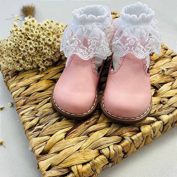 Sapato Infantil Boneca  - Rosa