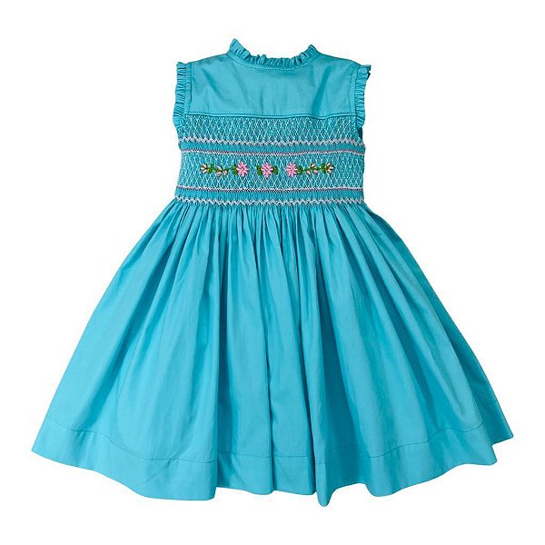 Vestido Infantil de Festa Casinha de Abelha Jasmine - Tiffany